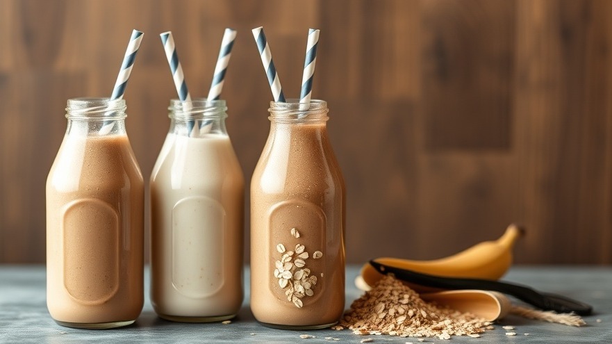 Chocolate Coconut Milk Smoothie 3 Ways