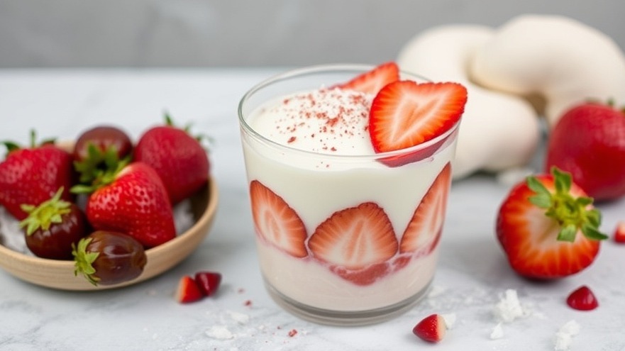Strawberry Coconut Cream Smoothie