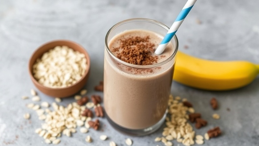 Rich n Filling Chocolate Coconut Milk Smoothie