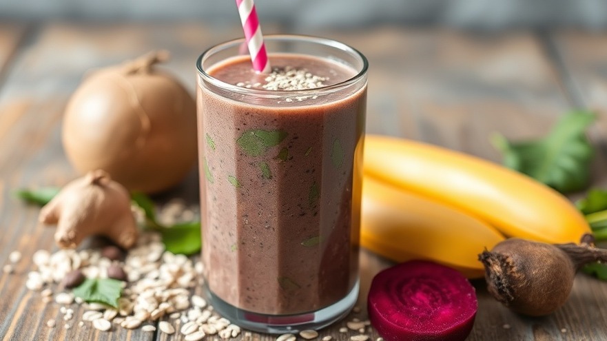 The Red Yellow and White Smoothie that’s Really a Green Smoothie