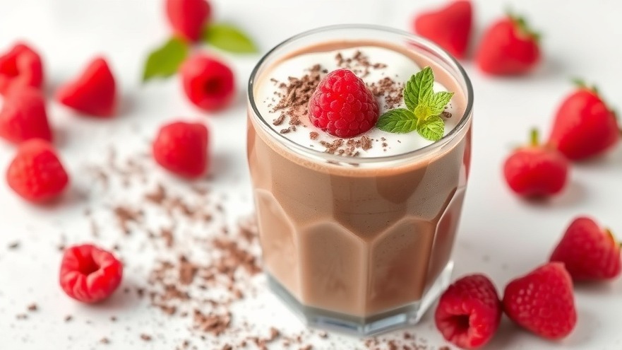 Superfood Double Chocolate Smoothie for 200 Calories