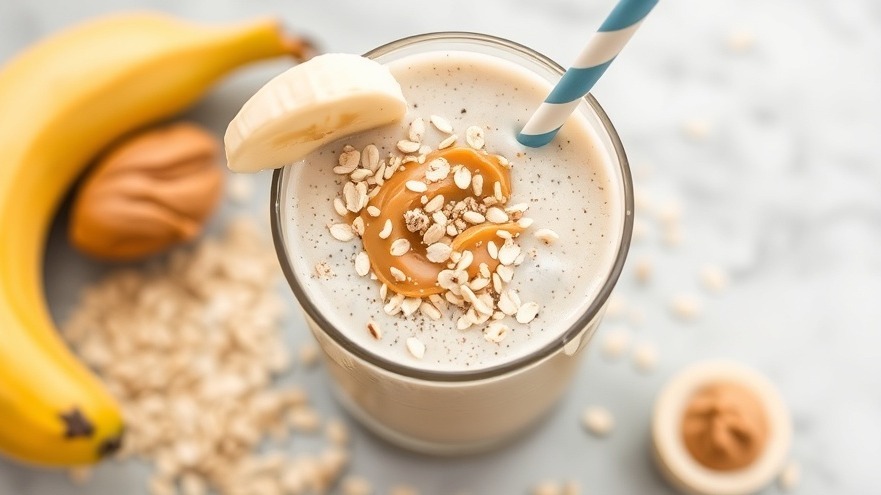 Weight Loss Program: Banana Peanut Butter Oat Smoothie