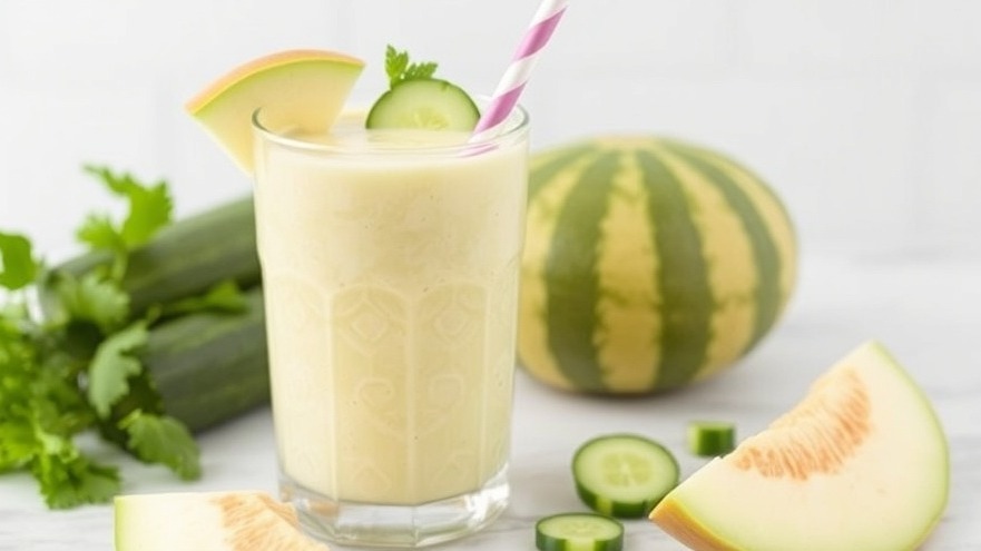 Slim-down Smoothie #4 – Cucumber Melon Vitality