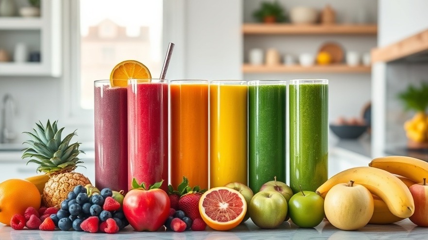Taste-the-Rainbow Smoothies for Maximum Nutrition