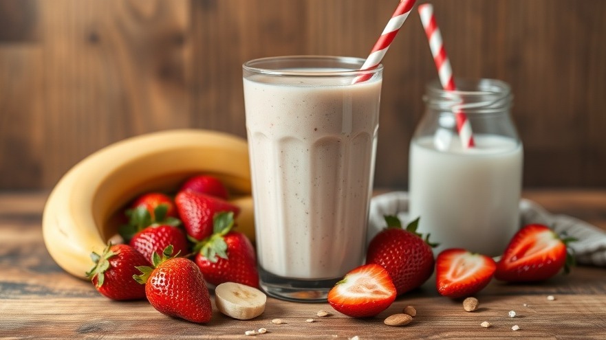 “Zero Belly” Strawberry Banana Smoothie