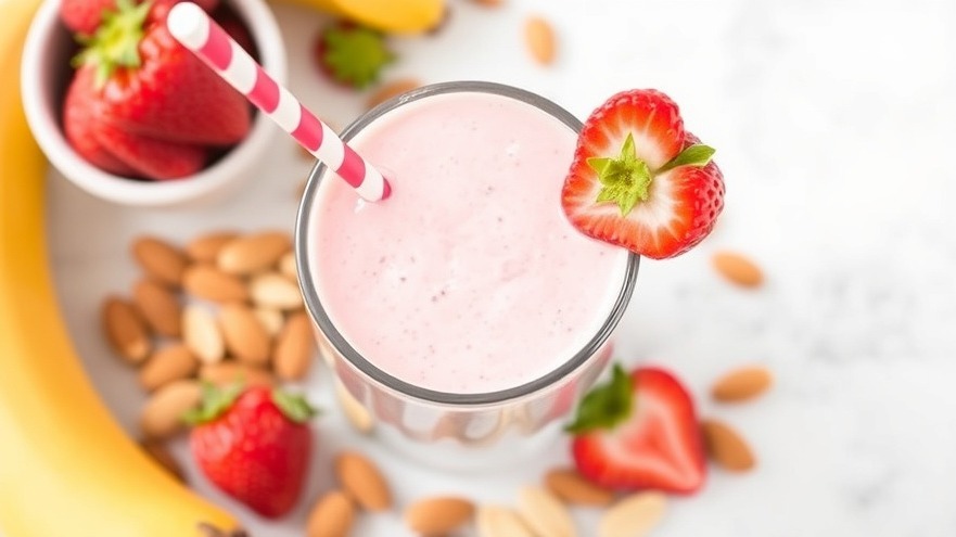Skinny Banana Split Smoothie