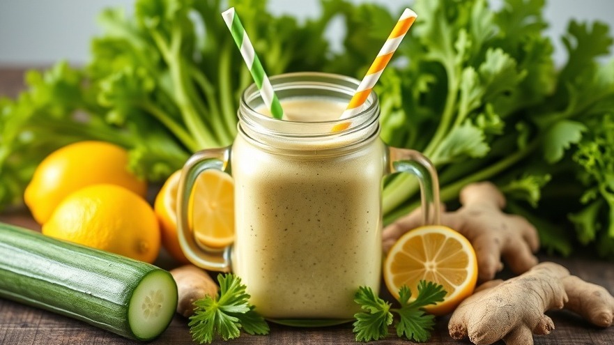 Cucumber Juice for Detox & Inflammation Relief
