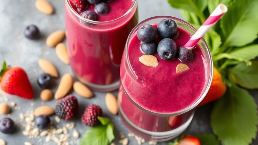Breakfast Blaster Smoothie – Berry & Beet