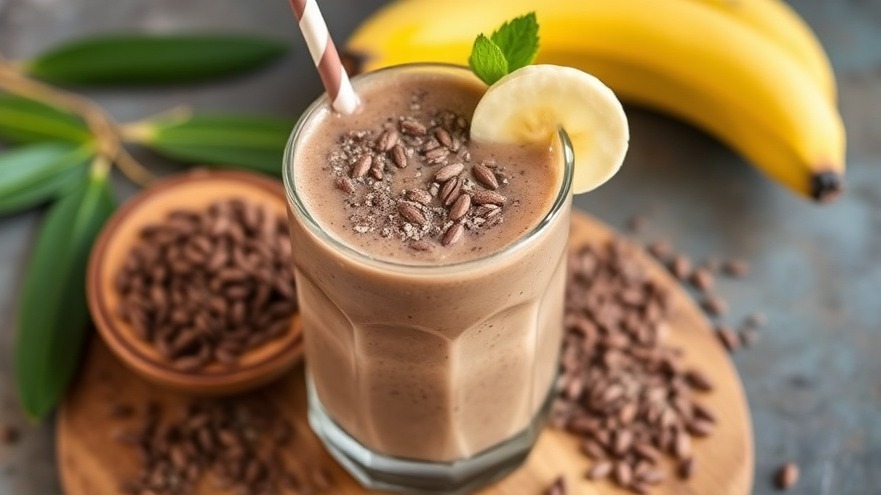 Health-Giving Chia Chocolate Smoothie