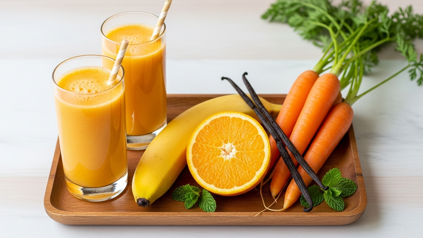 Flu and Stress Buster Orange Smoothie