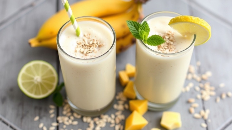 Tasty Tropical Smoothie for Sharing