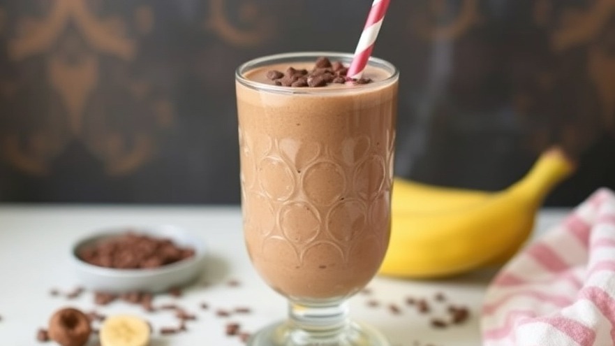 Indulgent or Light Thick n Fudgy Peanut Butter Banana Smoothie
