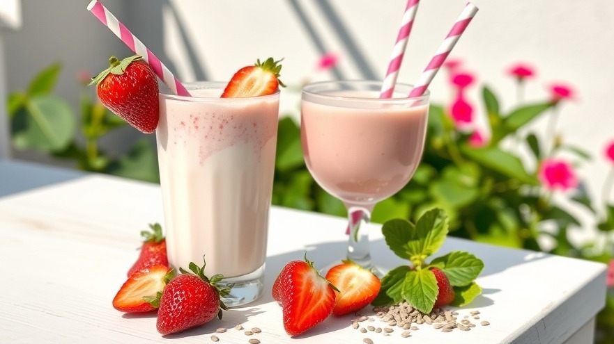 Protein-Rich Strawberry Smoothie from Just 125 Calories