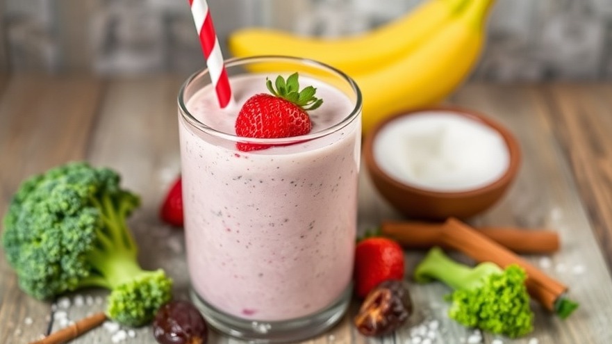 Secret-Ingredient Strawberry Coconut Green Smoothie