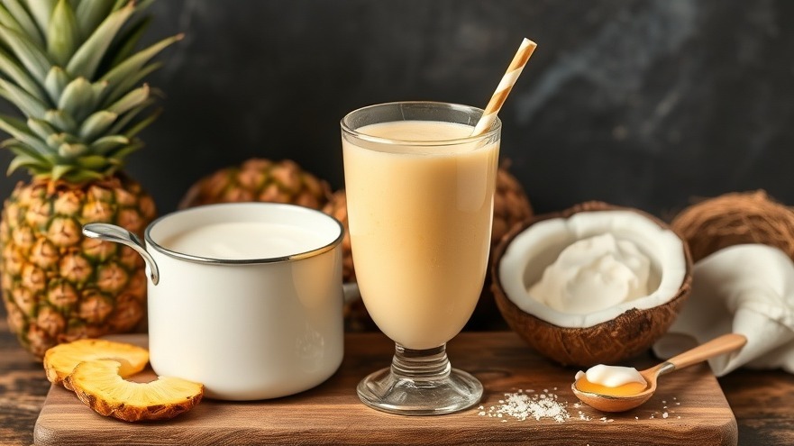 Ironman’s Pineapple Coconut Smoothie