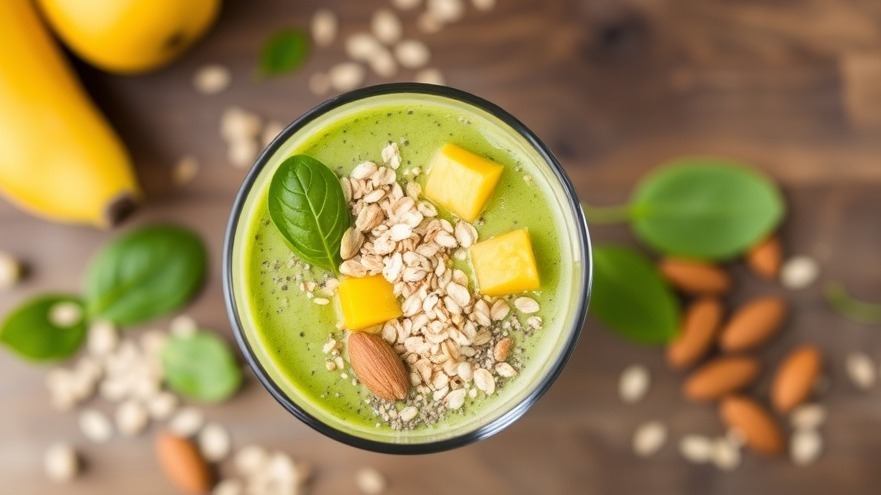 The Natural High Protein Green Smoothie