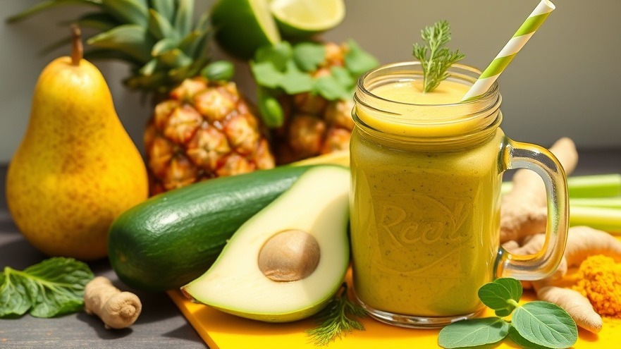 Anti-inflammatory, Stress-Reducing Green Smoothie
