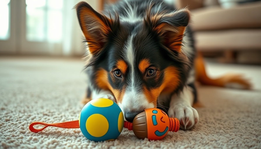 Curious collie with interactive toy, Best Interactive Dog Toys 2025