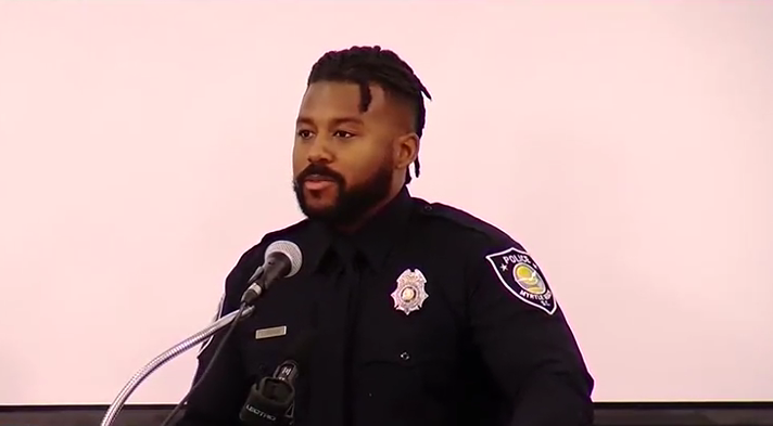 PFC Saquan LaFontaine, Myrtle Beach Officer of the Year feels blessed every day to put on his uniform