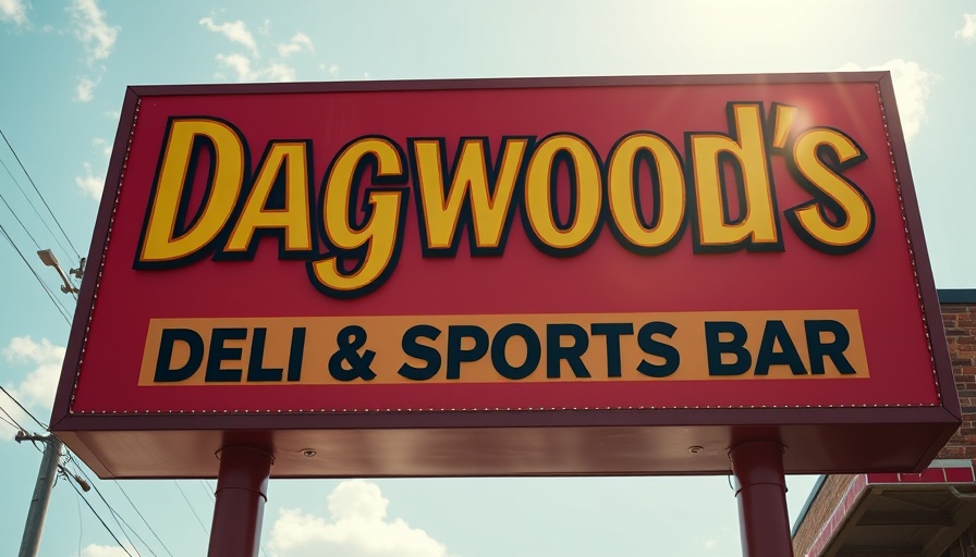 Sign for Dagwood's Deli & Sports Bar against the sky, Myrtle Beach news