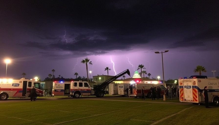 CCMF grounds evacuated due to lightning