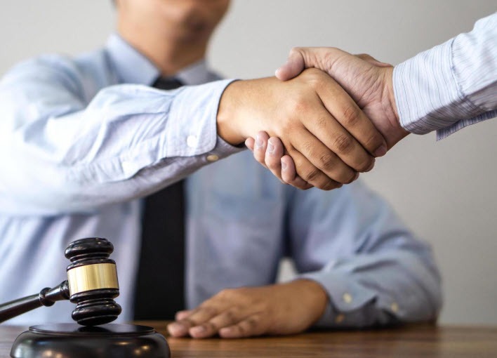 Law firm marketing agency consultant handshake Myrtle Beach