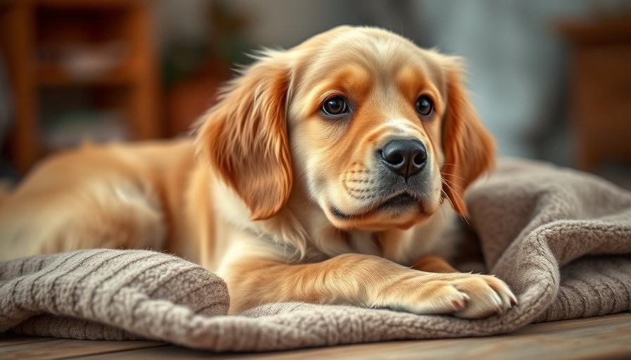 Heartwarming rescue dog stories: golden retriever resting.