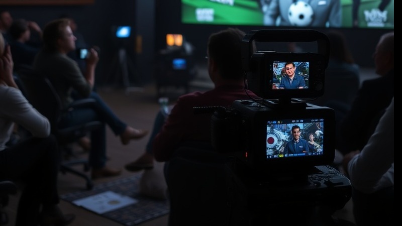 Dynamic media channel showcasing diverse content and audience engagement.