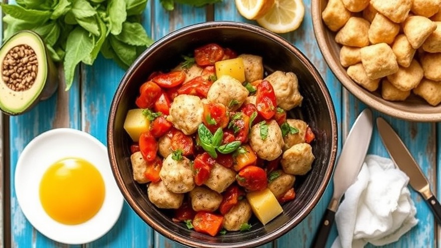 A vibrant dish representing Caribbean flavors, showcasing what's cooking in the Caribbean.