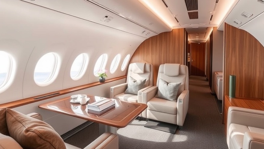 ETIHAD's flagship A350 in Sydney showcasing private business suites with sliding doors.