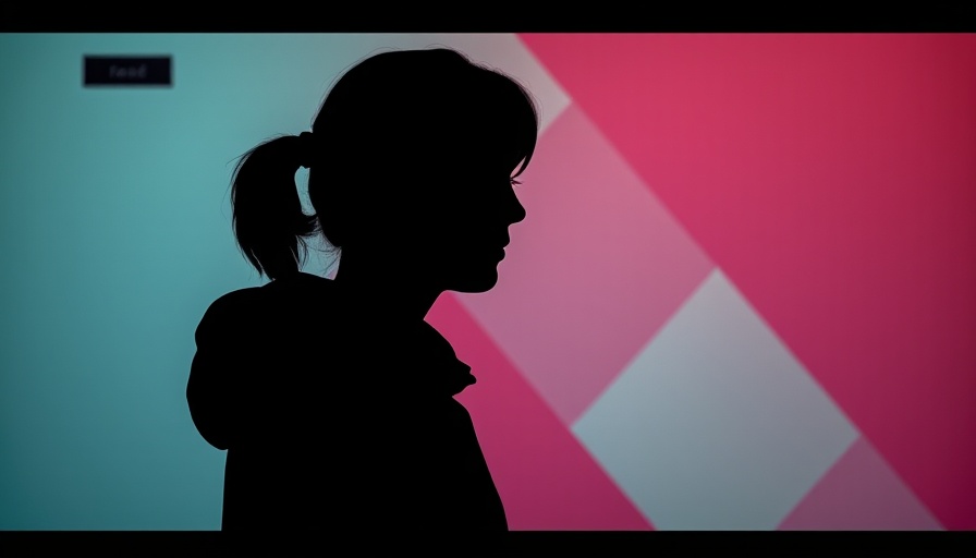 Silhouette of person in LIBRA scandal context, digital art