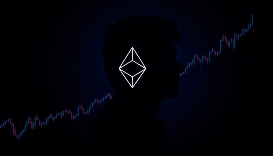Cardano market loss depicted with person silhouette and graph.