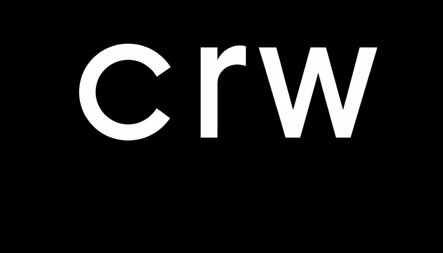 CRW logo on black background, related to BetFury $20 Million Cryptodrop Event.