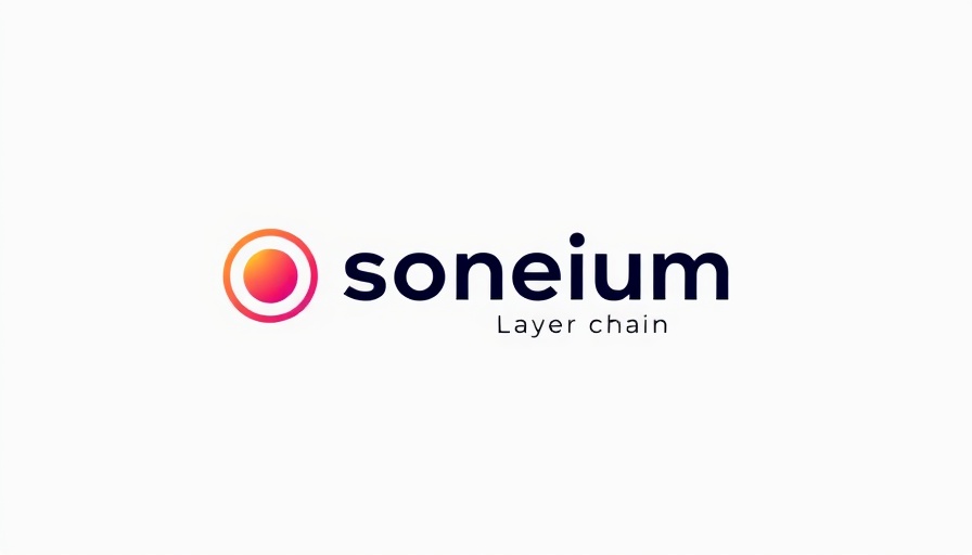 Soneium Layer 2 Blockchain gradient logo with review text.