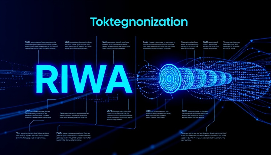 RWA Tokenization process illustrated in bond market digital infographic
