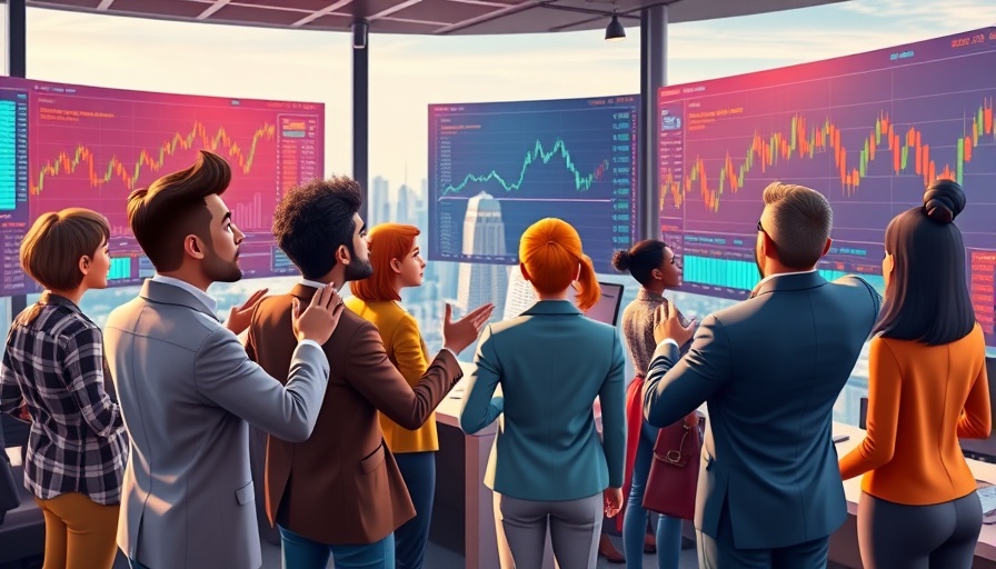 Motley Fool Epic Review: animated stock analysis scene in modern office.