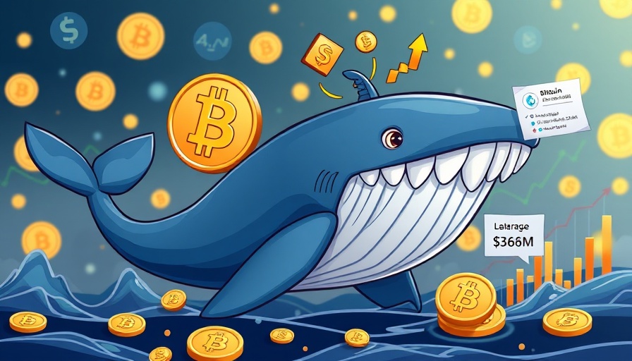 Cryptocurrency trends illustration with Bitcoin and finance theme.