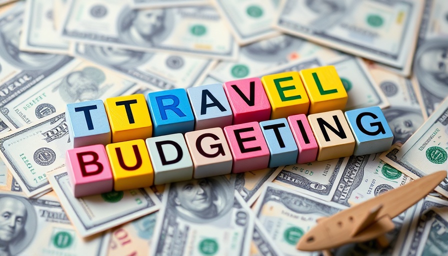 Travel budgeting concept with dollar bills and wooden plane.