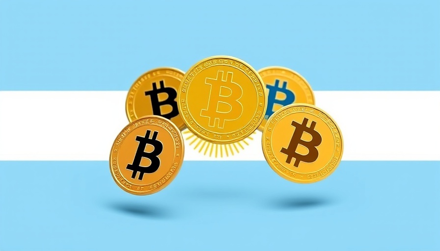 LIBRA Argentina tokens illustration with Argentina's flag colors.