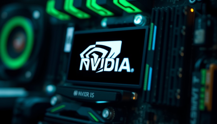 NVIDIA Accelerated Quantum Research Center technology focus with logo and motherboard.
