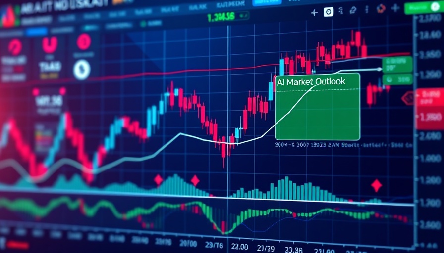 AI Market Outlook Forex Trading graph illustrating market trends.