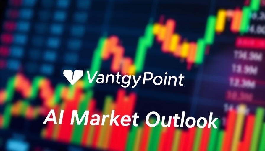 AI Market Outlook with rising stock chart in Forex trading.