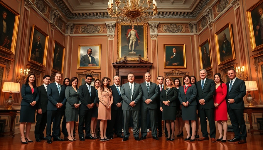 Argentina Bitcoin Regulation Conference group photo in ornate room.