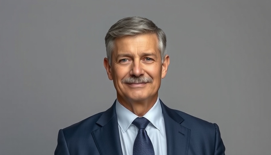Confident man in a suit related to fuel-efficient fleets net-zero goals.