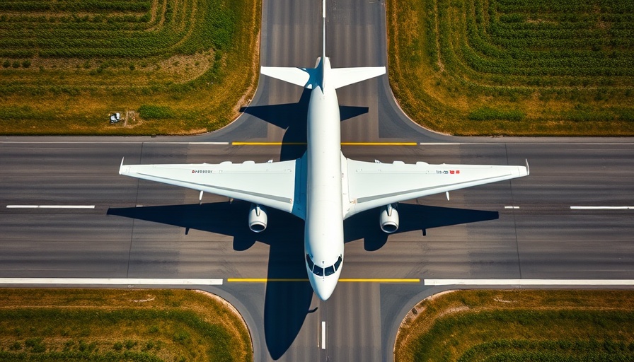Airplane on runway exemplifying runway safety improvements.