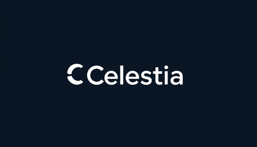 Celestia TIA logo on dark background, price prediction graphic.