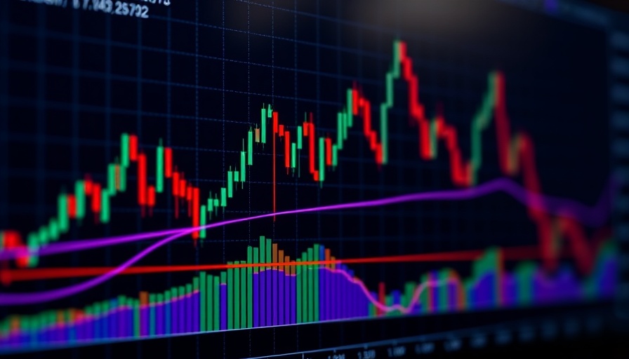 Bitcoin price chart with technical indicators and support zone