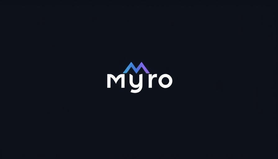 Minimalist Myro logo on dark background for $MYRO price prediction