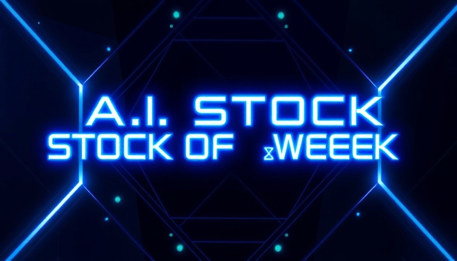 Futuristic AI stock display reflecting technology themes