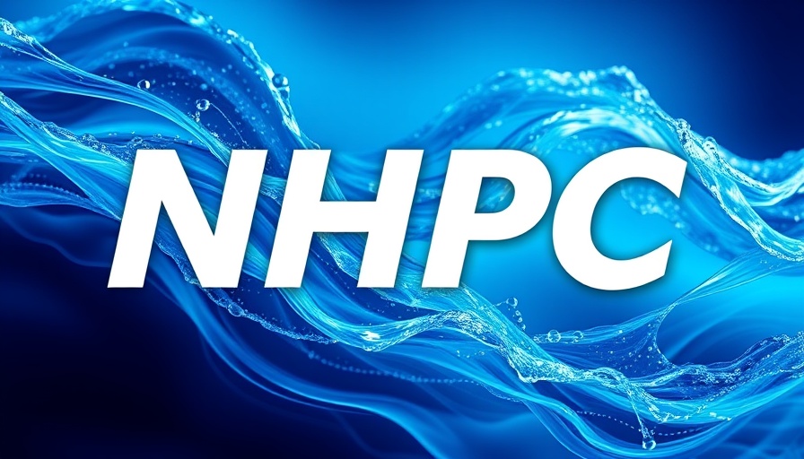 NHPC logo emphasizing clean energy investments.